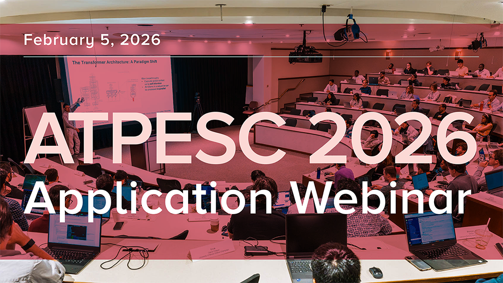 ATPESC 2026 Application Webinar